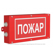 Указатель аварийный светодиодный BS-CANRON-71-S1-INEXI2 11,4Вт 1ч постоянный накладной IP65  a15569  Белый свет