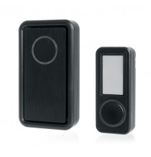 Звонок электрический дверной, (18 мелодий), черный, E-379  41436  FERON