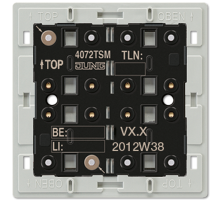 KNX кнопочный модуль с интегрированным шинным сопряжением, "стандарт", 1-4 группы 4072TSM Jung