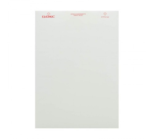 Табличка маркировочная, полиэстер 27х15мм. белая  SITFP2715W  DKC