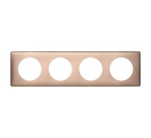 Celiane Медь Рамка 4-я (2+2+2+2 мод)  068994  Legrand