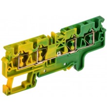 ARMAFIX Клемма пруж. CX4-4 PE 4мм2 4-конт. зазем.  AF-CT41-00-4-K52-004  IEK