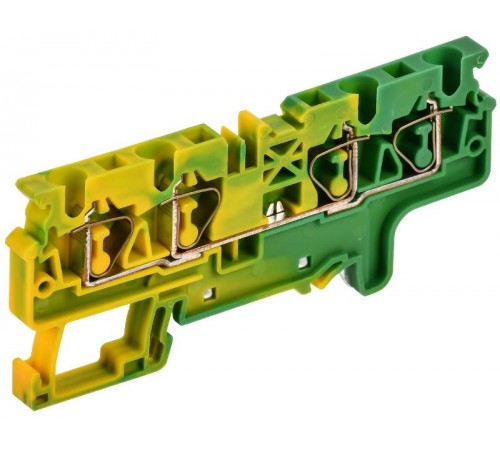 ARMAFIX Клемма пруж. CX4-4 PE 4мм2 4-конт. зазем.  AF-CT41-00-4-K52-004  IEK