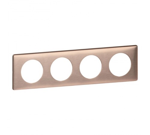 Celiane Медь Рамка 4-я (2+2+2+2 мод)  068994  Legrand
