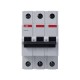 Выключатель автоматический трехполюсный BMS413C06 6А C 4,5кА (BMS413C06)  2CDS643041R0064  ABB
