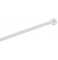 Хомут P6.6 самозатухающий белый 4,8х200мм  UHH90-D048-200-100-K01  IEK