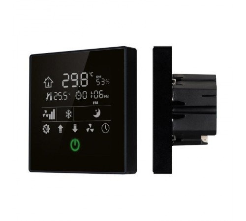 INTELLIGENT ARLIGHT Панель-термостат KNX-113-35-IN (AUX, 20-30V, ext.T-sensor)  025670  Arlight