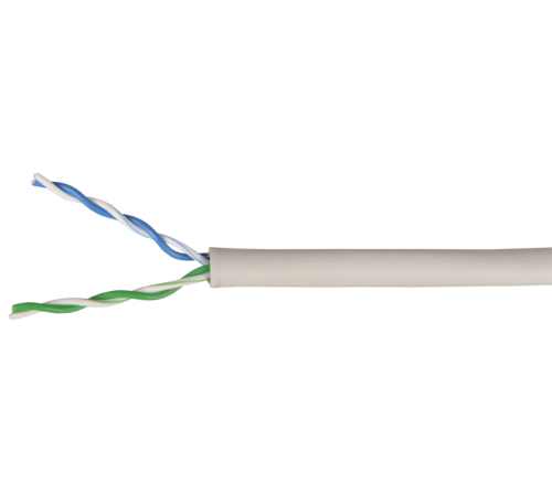 Каб. в. п. U/UTP кат. 5E 2 пары LSZH 1м бел.  BC1-C5E02-128-305-G  GENERICA