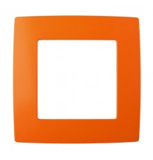 Рамка на 1 пост 12-5001-22  ,  оранжевый  Б0019387  ЭРА
