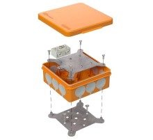 Коробка огнестойкая разветвительная для о/п двухкомпонентная 60-0303-FR6.0-4-2-Р Е15-Е60 100х100х40  60-0303-FR6.0-4-2-Р  Промрукав