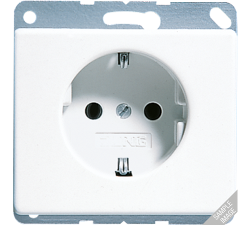 Штепсельная розетка SCHUKO с защитой от детей 16A 250V~; черная  SL520KISW  Jung