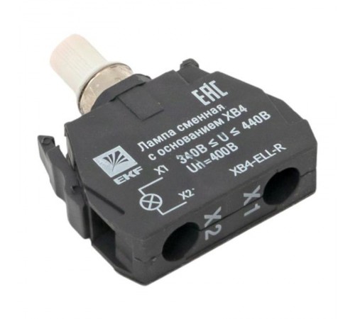 Лампа сменная c основанием XB4 красная 400В EKF PROxima    XB4-ELL-R   EKF 