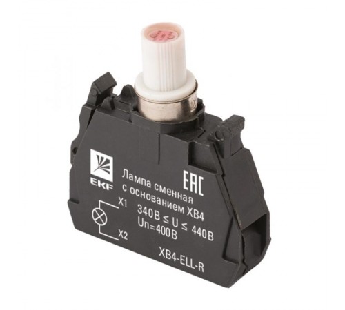 Лампа сменная c основанием XB4 красная 400В EKF PROxima    XB4-ELL-R   EKF 