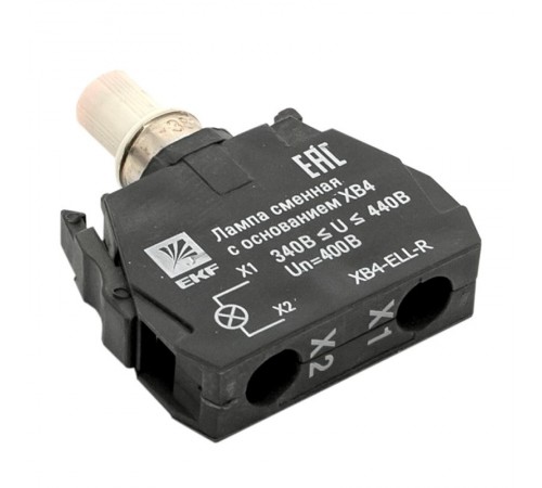 Лампа сменная c основанием XB4 красная 400В EKF PROxima    XB4-ELL-R   EKF 