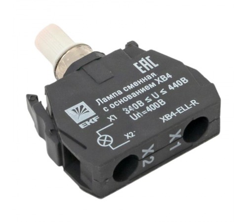 Лампа сменная c основанием XB4 красная 400В EKF PROxima    XB4-ELL-R   EKF 