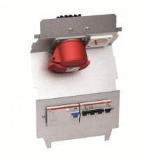 Панель монтажная CWF12, оцинкованная сталь, Schuko, CEE 3P+N+E, 2хВА 10А, ВДТ 30мА  2CMA177445R1000  ABB