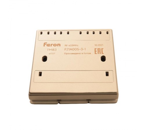 Выключатель дистанционного управления 230V 500W трехклавишный, TM83, золото  41727  FERON