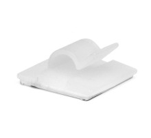 Клипса самоклеящаяся для кругл.кабеля,белая, 10х5х4,9  25430  DKC