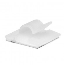 Клипса самоклеящаяся для кругл.кабеля диаметром 16мм, белая 25x25  25436SR  DKC