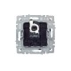 BRITE Розетка компьютерная RJ45 кат.5E РК10-БрЧ черный  BR-K10-1-K02  IEK