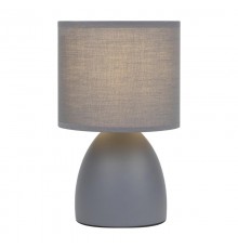 Настольная лампа Nadine 7042-501 1 * Е14 40 Вт керамика серая  Б0053454  Rivoli