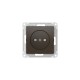 AtlasDesign Мокко Розетка без заземления со шторками, 16А, механизм, быстрозажимные клеммы  ATN000649S  SE