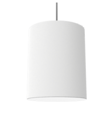 Светодиодный светильник DL-Roll подвесной 15 Вт 3000 К 140х190 мм RAL9003 белый муар с рассеивателем опал  V1-R0-00137-30000-2001530  VARTON