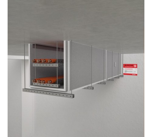 Маркировочная табличка для огнестойких кабельных линии и кабельногокороба, 120х90 мм  DM1201  DKC