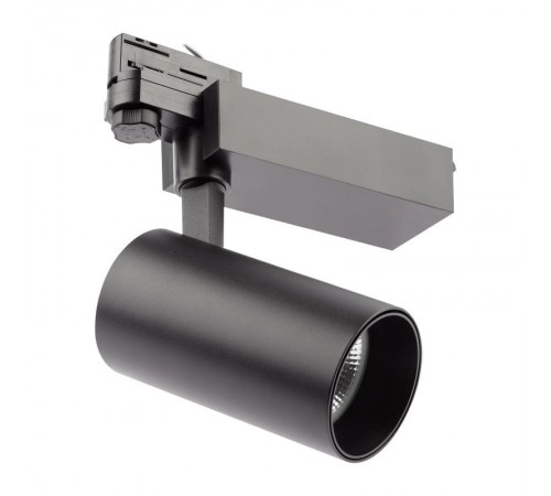 Светильник светодиодный трековый трёхфазный SТR-30-36-40K-B30 узкий луч 4000K черный  Б0049766  ЭРА