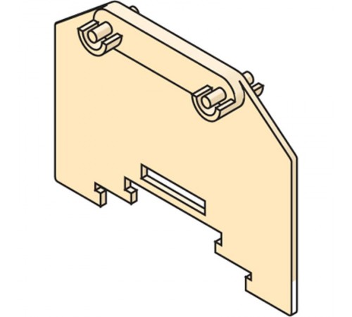 Изолятор FJDHD Торц. переходной серый  1SNA295426R1300  TE