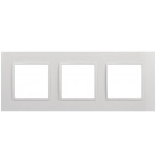 Рамка для розеток и выключателей Elegance 14-5013-01 Classic, на 3 поста, белый  Б0060581  ЭРА