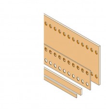 Шина медная плоская 40x5 L=1750мм1STQ007404A0000  ABB