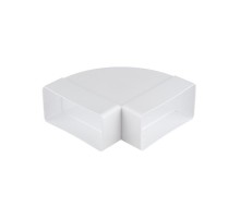 Соединительное колено горизонтальное 90 гр. для прямоугольных воздуховодов, 60х120,  SQ1807-1756  TDM