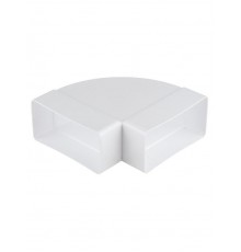 Соединительное колено горизонтальное 90 гр. для прямоугольных воздуховодов, 60х120,  SQ1807-1756  TDM