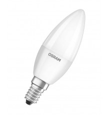 Лампа светодиодная LED 5Вт/840 Е14 220-240В 4000К 470lm LS CLB 40 FR свеча  4058075056886  Osram