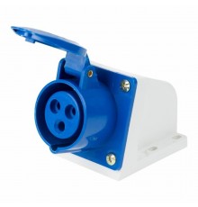 Розетка 113 стационарная 2Р+РЕ 16А 220В IP44  11-8909  REXANT