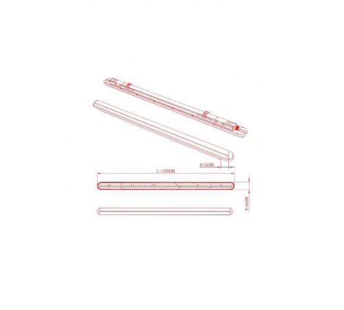 Светильник светодиодный промышленный линейный IP65 48Вт 4500Лм 4000К 1500мм мат SPP-201-0-40K-048  Б0047178  ЭРА