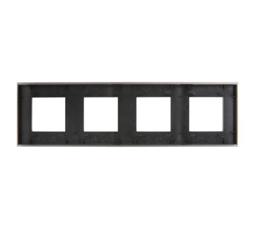 SKANDY Рамка 4-местная SK-F24Sh стекло шампань   SK-M42-G-K37  IEK