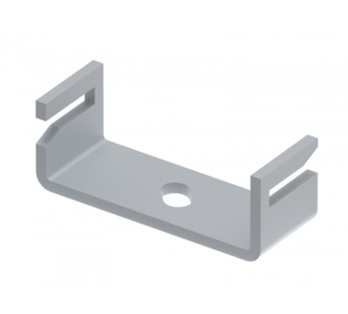 Держатель-скоба для плоского проводника до 40 мм, гор. цинк, 392822  МД-822-ГЦ   Ostec