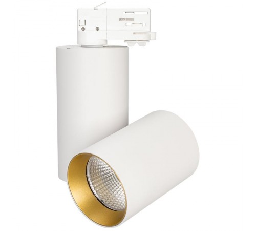 Светильник SP-POLO-TRACK-TURN-R85-15W White5000 (WH-GD, 40 deg)  027445  Arlight