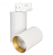 Светильник SP-POLO-TRACK-TURN-R85-15W Day4000 (WH-GD, 40 deg)  027433  Arlight