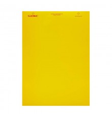 Табличка маркировочная, полиэстер 278х210мм. желтая  SITFP278210Y  DKC