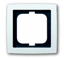 Рамка 1-постовая, серия solo/future, цвет альпийский белый  1754-0-4536   2CKA001754A4536  ABB