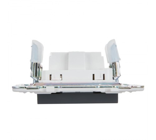 SKANDY Розетка без з/к/ш 10А SK-R02G графит  SK-R10-10-K53  IEK