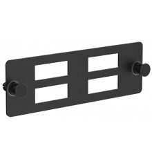 ITK Планка для 4-х адаптеров оптических SC-Duplex черная  OP05-4SCDX  ITK