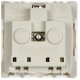 РКС-20-30-П-К Розетка с з/к 2к 2 модуля (белая)  CKK-40D-RSZB2-K01-K  IEK