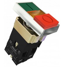 Перекл. I-O PPBB 22 мм Цвет:ЗЕЛЕНЫЙ-КРАСНЫЙ неон 2  25062DEK  DEKraft