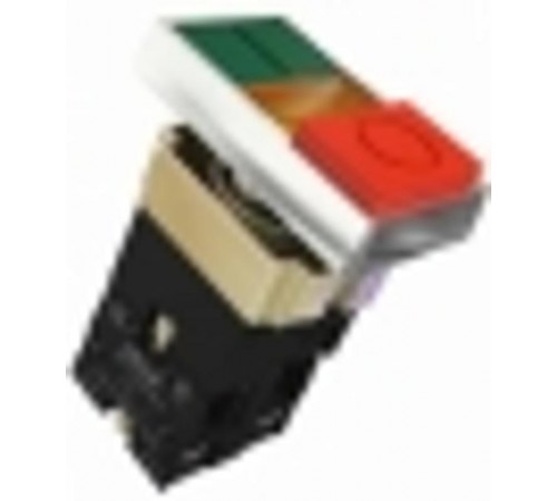 Перекл. I-O PPBB 22 мм Цвет:ЗЕЛЕНЫЙ-КРАСНЫЙ неон 2  25062DEK  DEKraft