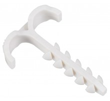 Дюбель-хомут Т-обр. 4-12мм нейлон белый (100шт/упак)  UDH11-04-12-100-K01  IEK