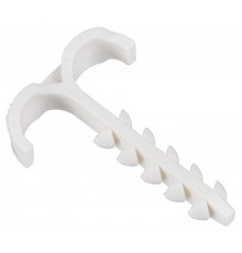 Дюбель-хомут Т-обр. 4-12мм нейлон белый (100шт/упак)  UDH11-04-12-100-K01  IEK